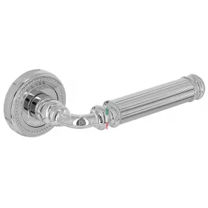 Дверная ручка BENITO (Бенито) 307 на розетке R03 полированный хром F04