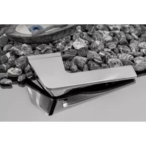 Дверная ручка Hi-tech ARBI 123 на розетке R14 полированный хром F04