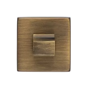Фиксатор квадратный Hi-tech WC-11 матовая бронза F03