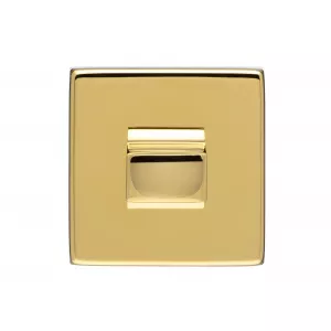 Фиксатор квадратный Hi-tech WC-11 полированная латунь F06 [PVD]