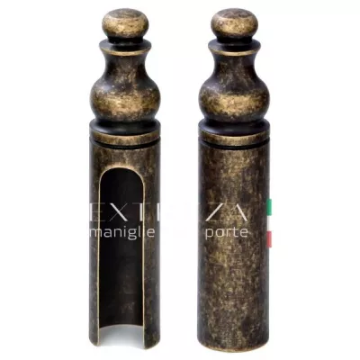 Колпачок декоративный для ввертной петли Extreza 501 с пешкой D14 мм античная бронза F23