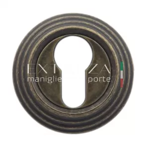 Накладка дверная под цилиндр CYL R05 античная бронза F23