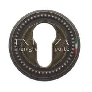 Накладка дверная под цилиндр CYL R03 античная бронза F23