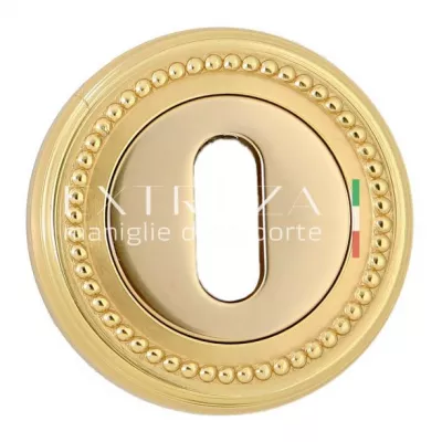 Накладка дверная под ключ буратино Extreza KEY R03 полированное золото F01