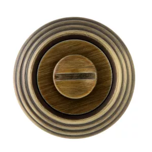 Фиксатор поворотный WC R05 матовая бронза F03