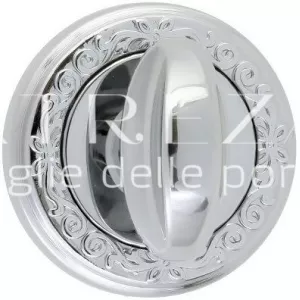 Фиксатор поворотный WC R06 полированный хром F04