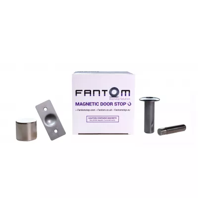 Упор магнитный автоматический скрытый FANTOM PREMIUM полированный хром