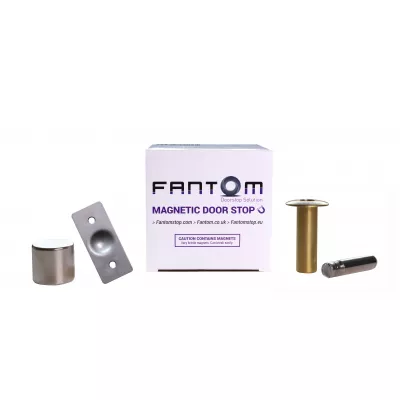Упор магнитный автоматический скрытый FANTOM PREMIUM Латунь