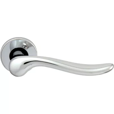Ручки на розетке FORME Дверная ручка на розетке 118R Amalfi Полированный хром (50PVC)