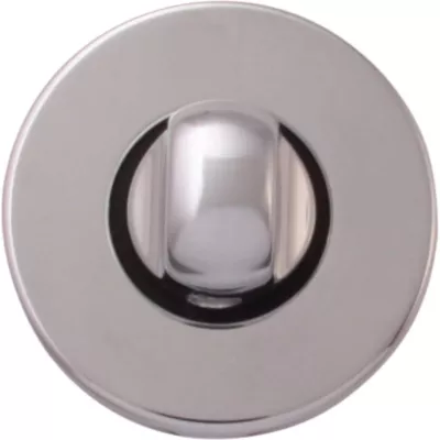 Ручки на розетке FORME Накладка Wc круглая Полированный хром (50PVC)