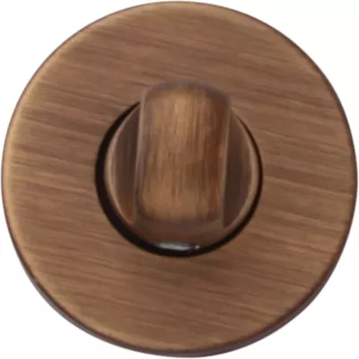Ручки на розетке FORME Накладка Wc круглая Матовая бронза (50PVC)