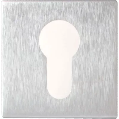 Ручки на розетке FORME Накладка Cyl квадратная Матовый хром (FIXA)