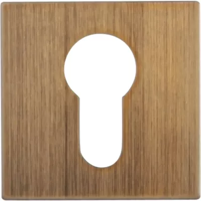 Ручки на розетке FORME Накладка Cyl квадратная Матовая бранза (FIXA)