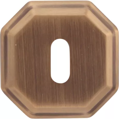 Ручки на розетке FORME Накладка Cab квадратная RAT Матовая бронза