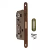 Механизмы FORME Замок врезной Magnetico F140.12.33 Wc сантехнический c ответной планкой и шурупами, бронза матовая