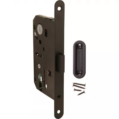 Механизмы FORME Замок врезной Magnetico F140.13.56 Cyl цилиндрический c ответной планкой и шурупами, графит