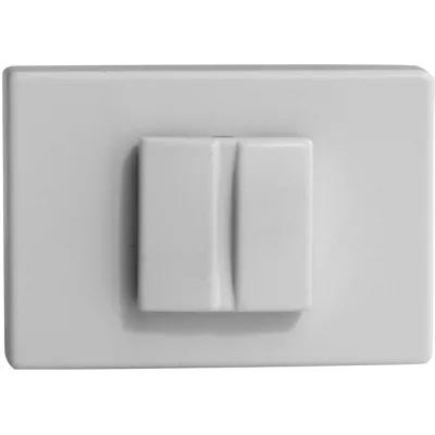 Ручки на розетке FORME Накладка Wc квадратная Icon Белый матовый (Ric)