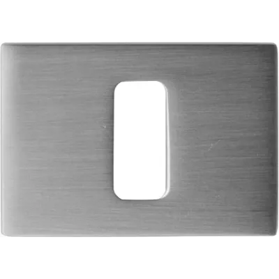 Ручки на розетке FORME Накладка Cab квадратная Icon Матовый хром (Ric)