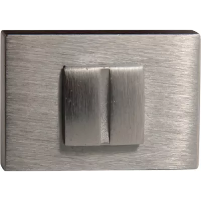 Ручки на розетке FORME Накладка Wc квадратная Icon Матовый хром (Ric)