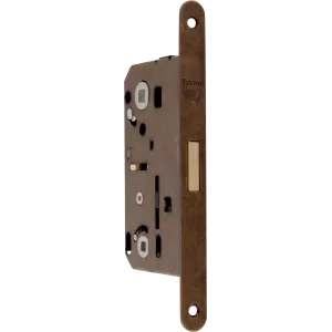 Замок врезной Magnetico F140.12.34 Wc-95mm с ответной планкой и шурупами, АНТИЧНАЯ БРОНЗА