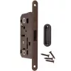 Механизмы FORME Замок врезной Magnetico F140.12.49 Wc-95mm сантехнический c ответной планкой и шурупами, Античное серебро