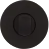 Ручки на розетке FORME Накладка Wc круглая Графит (50PVC)
