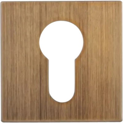 Ручки на розетке FORME Накладка Cyl квадратная Матовая бронза (50PVC)