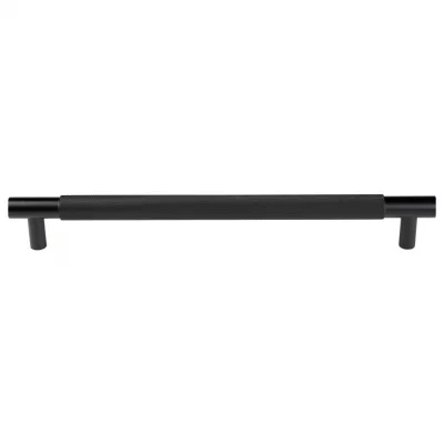 Мебельные ручки FORME Мебельная ручка mod. E334 ALYA 224 ЧЕРНЫЙ МАТОВЫЙ