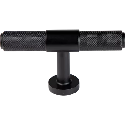 Мебельные ручки FORME Мебельная ручка-кноб PM08 "Т" ALYA ЧЕРНЫЙ МАТОВЫЙ