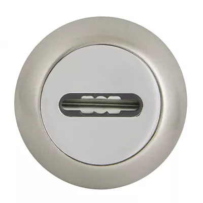Накладка Fuaro (Фуаро) на сувальдный замок SC.R.RM54 (SC RM) SN/CP-3 матовый никель/хром