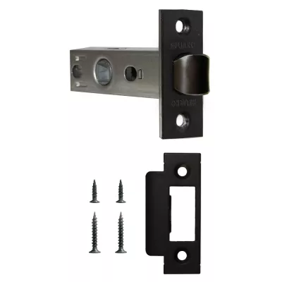 Защелка Fuaro (Фуаро) врезная METF12-45-25 (F12-45-25) BL черный