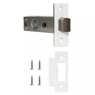 Защелка Fuaro (Фуаро) врезная METF12-45-25 (F12-45-25) WH белый