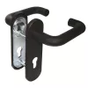Ручка Fuaro (Фуаро) дверная FP.DH172.0433 NE (DH-0433 NE) (9x130) с пружиной BL-24 черный