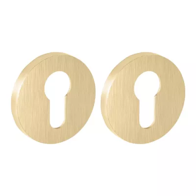 Накладка Fuaro (Фуаро) на цилиндр ET.R.SLR52 SSG-39 сатинированное золото