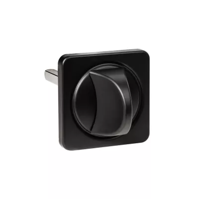 Ручка Fuaro (Фуаро) поворотная BKW8x75.K.MSC62 BL-24 черный ПЛАСТИК