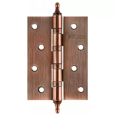 Петля Fuaro (Фуаро) универсальная IN4400UA-BL АС (4BB/A/BL 100x75x2,5) медь БЛИСТЕР