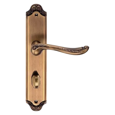 Ручки дверные на длинной планке GENESIS ACANTO ANT. COFFEE (OL), Цвет Кофе античный