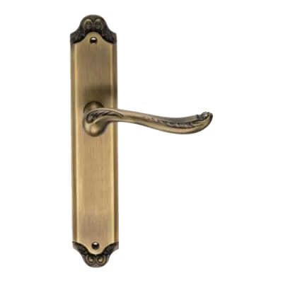 Ручки дверные на длинной планке GENESIS ACANTO ANT. COFFEE (PS), Цвет Кофе античный