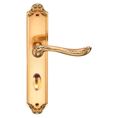 Ручки дверные на длинной планке GENESIS ACANTO S. GOLD (OL), Цвет Золото матовое