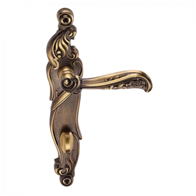 Ручки дверные на длинной планке GENESIS RIZO ANT. COFFEE (OL), Цвет Кофе античный