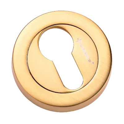 Накладки на евроцилиндр GENESIS CL-20G CL S. GOLD, Цвет Золото матовое