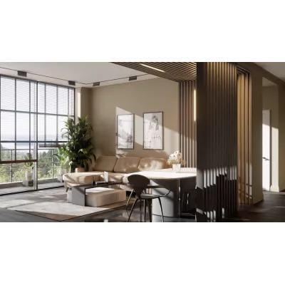 Брус декоративный МДФ Ликорн 40*110 Тёмно-серая