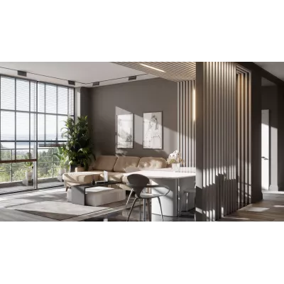 Брус декоративный МДФ Ликорн 40*110 Светло-серая