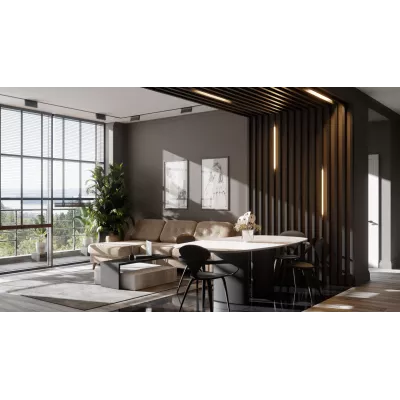 Брус декоративный МДФ Ликорн 40*70 Чёрная