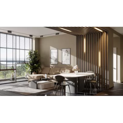 Брус декоративный МДФ Ликорн 40*70 Тёмно-серая