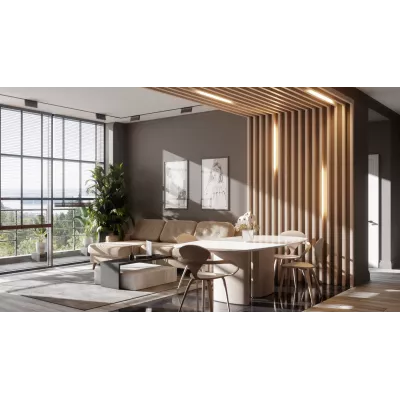 Брус декоративный МДФ Ликорн 40*70 Кремовый