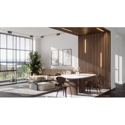 Брус декоративный МДФ Ликорн 40*40 Орех американский