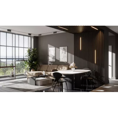 Брус декоративный МДФ Ликорн 40*40 Чёрная