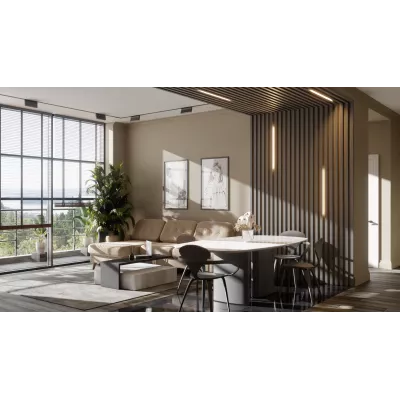 Брус декоративный МДФ Ликорн 40*40 Тёмно-серая