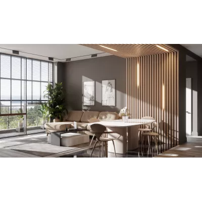 Брус декоративный МДФ Ликорн 40*40 Кремовый